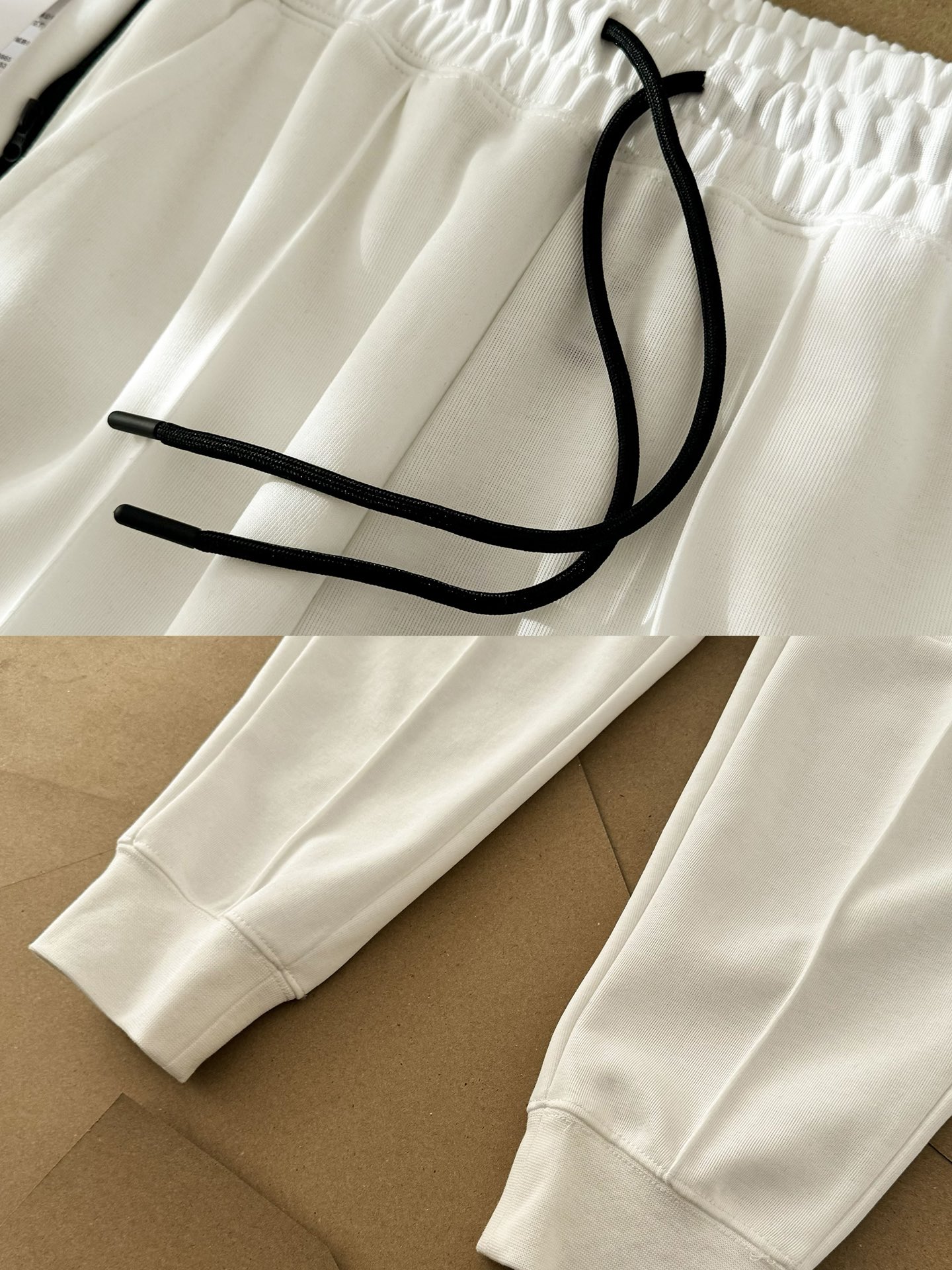 Nike Sportswear Women's Tech Fleece Windrunner Full-Zip Hoodie & Joggers Sweatpants Set Black/Grey/White YZ FB83397 FB8331