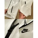 Nike Sportswear Women's Tech Fleece Windrunner Full-Zip Hoodie & Joggers Sweatpants Set Black/Grey/White YZ FB83397 FB8331