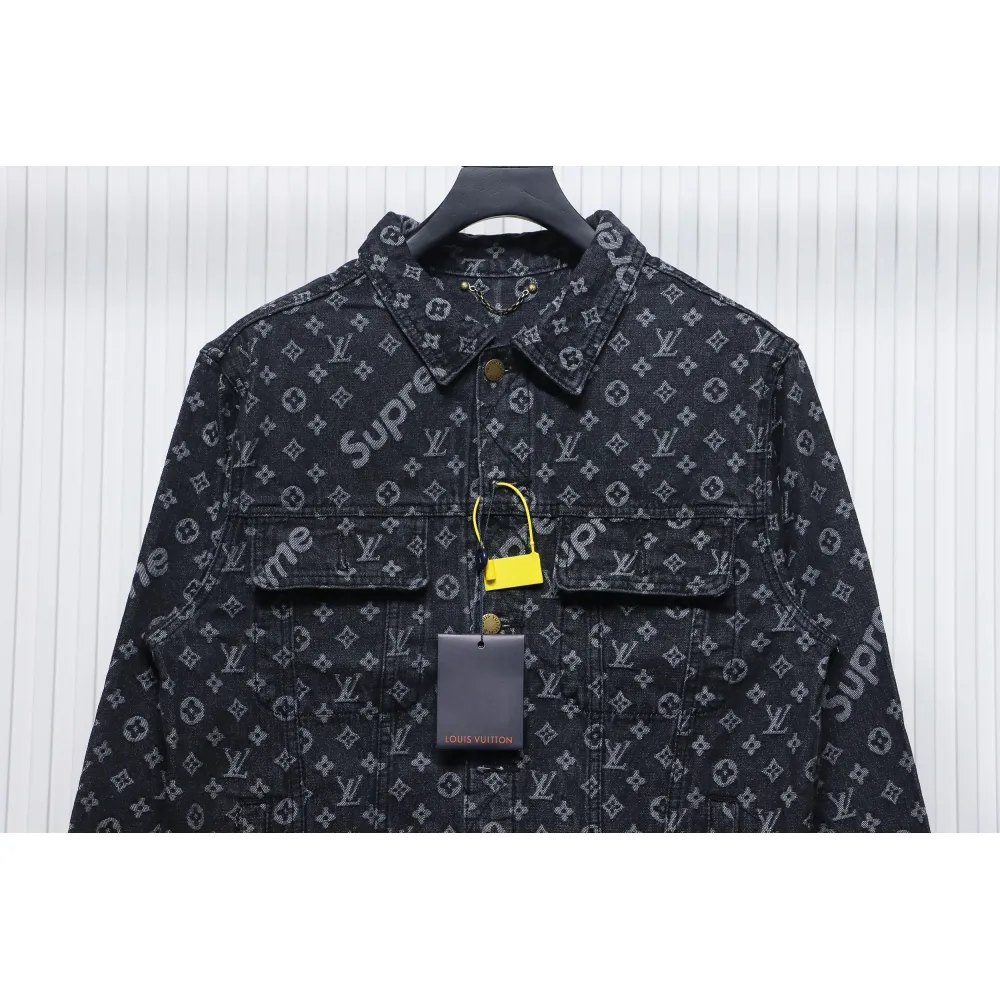 Louis Vuitton x Supreme Denim Jacket Black CK 2802023018