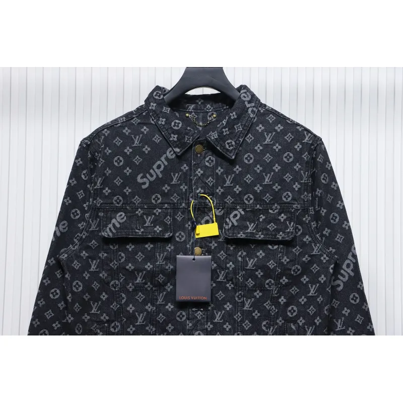 Louis Vuitton x Supreme Denim Jacket Black CK 2802023018