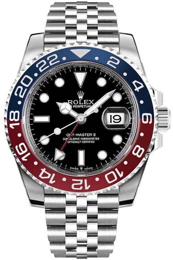 Rolex GMT-Master II Pepsi 40mm Men's Luxury Watch 126710BLRO-0001