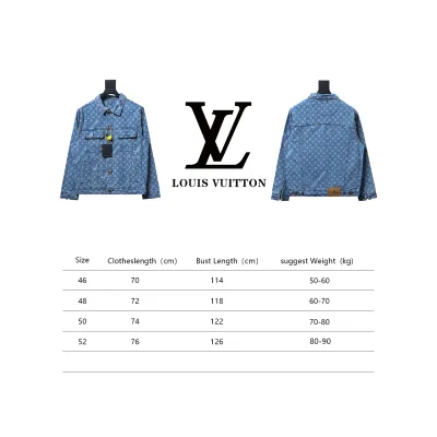 Supreme x Louis Vuitton Jacquard Denim Trucker Jacket Blue CK 2802023018 02