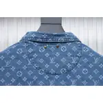 Supreme x Louis Vuitton Jacquard Denim Trucker Jacket Blue CK 2802023018