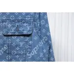 Supreme x Louis Vuitton Jacquard Denim Trucker Jacket Blue CK 2802023018