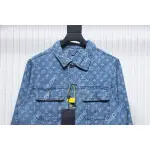 Supreme x Louis Vuitton Jacquard Denim Trucker Jacket Blue CK 2802023018