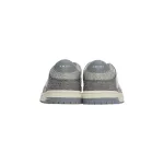 Amiri Gray Crystal Skel Top Low Sneakers PB380241127