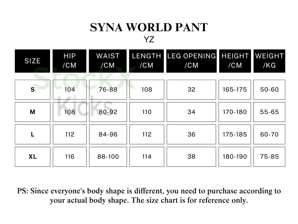 Syna World Hoodies & Pants Tracksuit Grey/Blue/Green/Red/Black Set YZ 241203