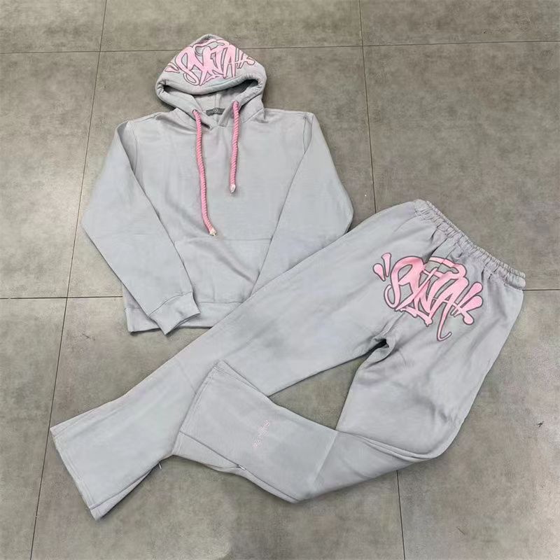 Syna World Hoodies & Pants Tracksuit Grey/Blue/Green/Red/Black Set YZ 241203