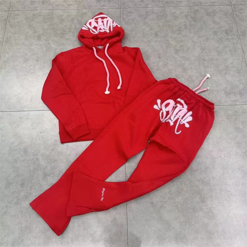 Syna World Hoodies & Pants Tracksuit Grey/Blue/Green/Red/Black Set YZ 241203