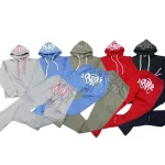 Syna World Hoodies & Pants Tracksuit Grey/Blue/Green/Red/Black Set YZ 241203