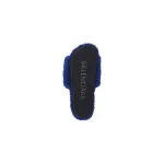 Balenciaga Furry Slide Blue CK 654747W2DO14096（QC needs at least 5 days or more）