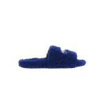 Balenciaga Furry Slide Blue CK 654747W2DO14096（QC needs at least 5 days or more）