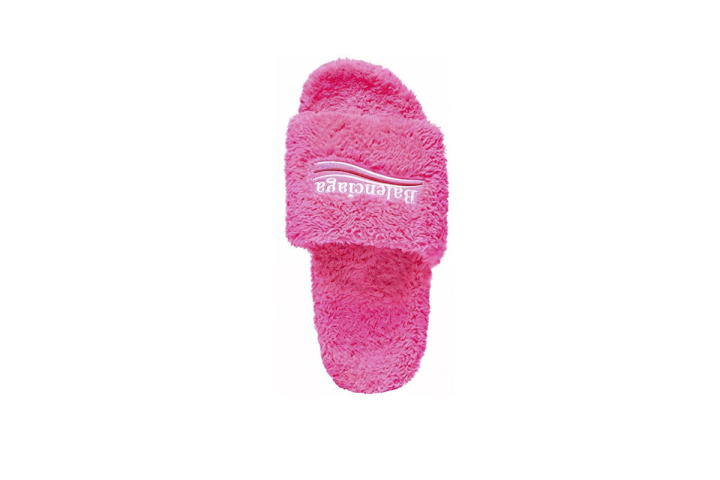 Balenciaga Furry Slide Pink CK 654261WBDZ05096（QC needs at least 5 days or more）