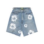 Denim Tears Jeans Shorts Black/ White/ Selvedge/ Light Wash YZ 241206