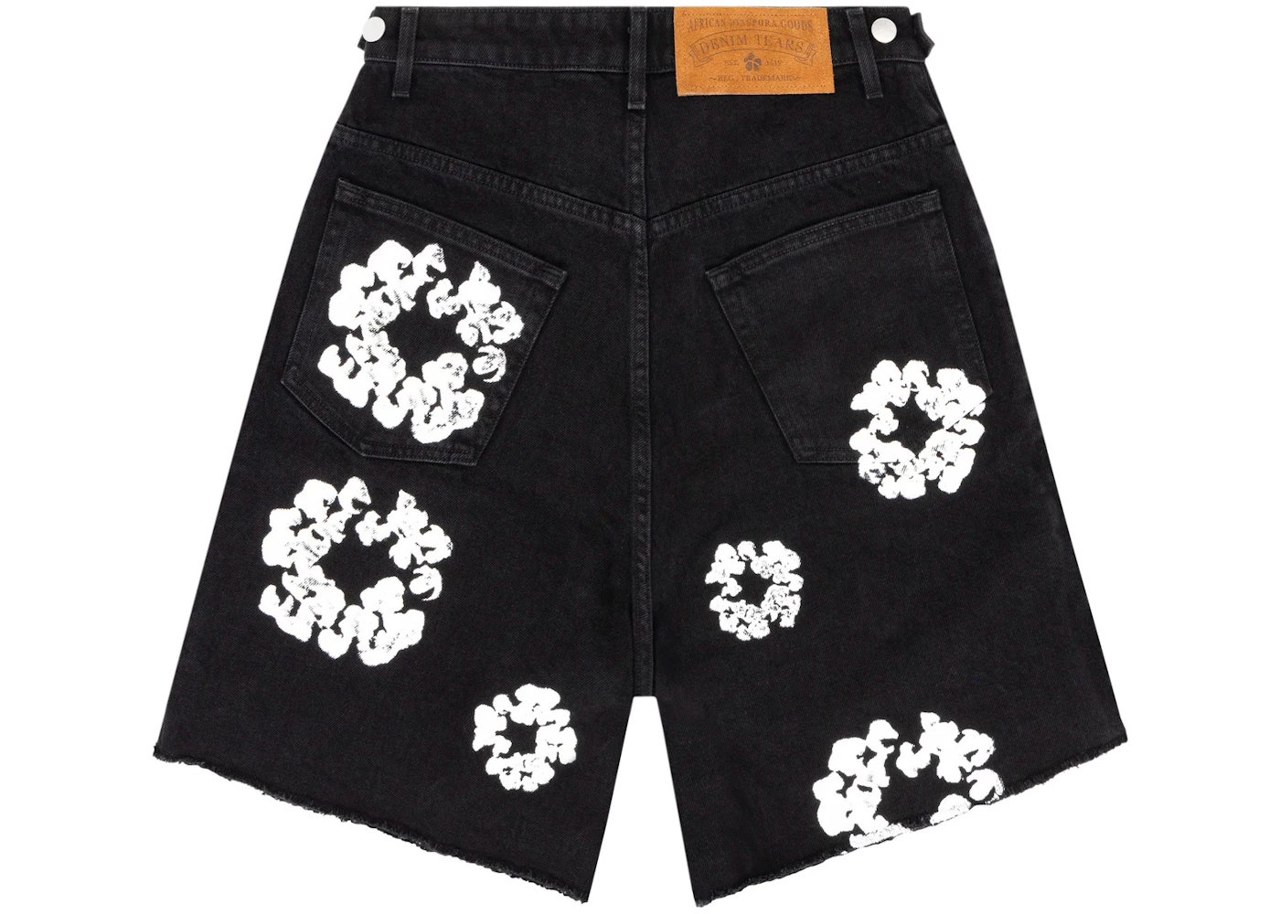 Denim Tears Jeans Shorts Black/ White/ Selvedge/ Light Wash YZ 241206