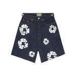 Denim Tears Jeans Shorts Black/ White/ Selvedge/ Light Wash YZ 241206