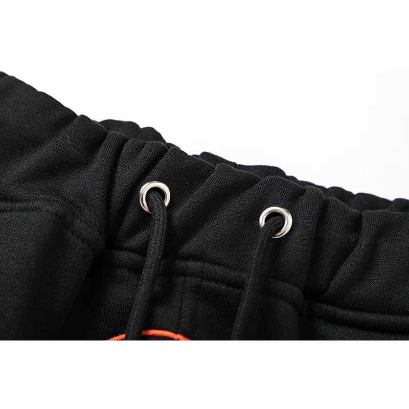 Trapstar Shooters Hoodie Sweatpant Tracksuit Black Orange CK 241206