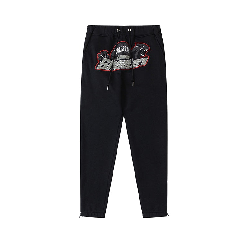Trapstar Shooters Hoodie Sweatpant Tracksuit Black Red CK 241206