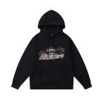 Trapstar Shooters Hoodie Sweatpant Tracksuit Black Red CK 241206