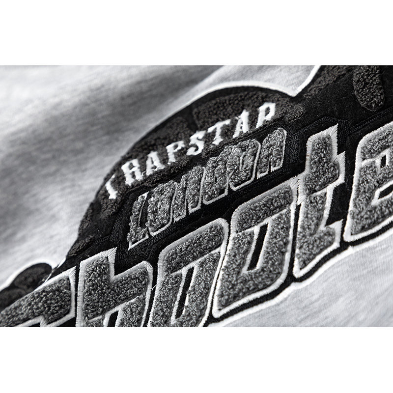 Trapstar Shooters Hoodie Sweatpant Tracksuit Grey/Black CK 241206