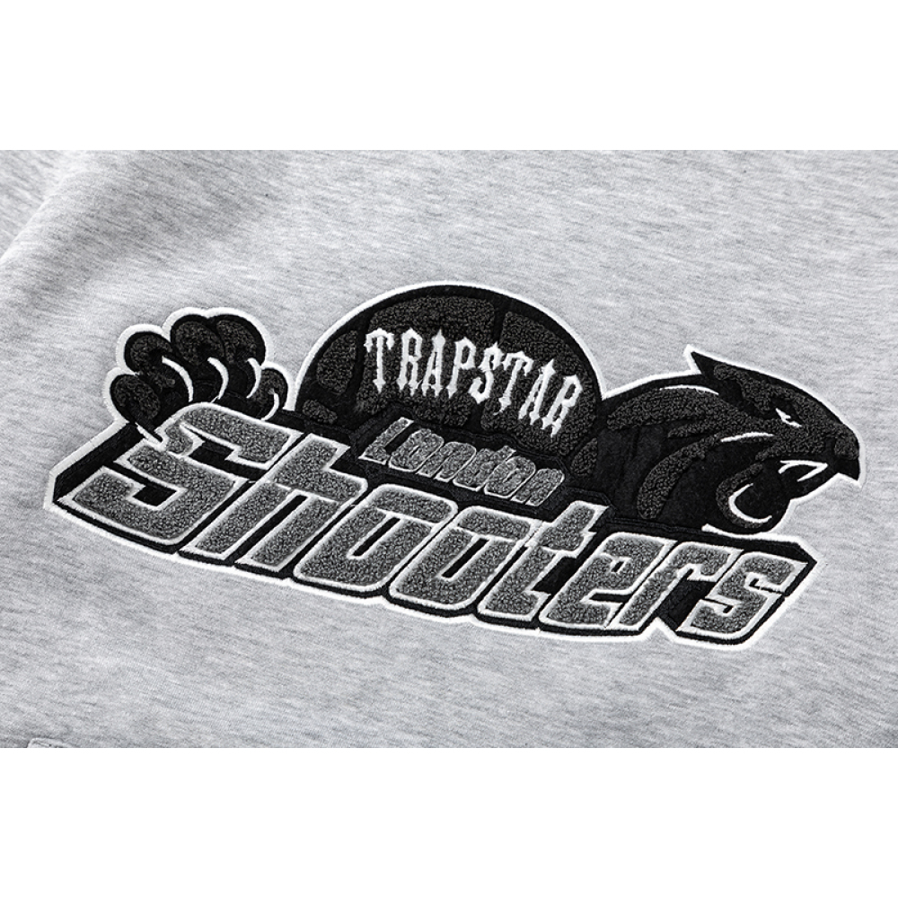 Trapstar Shooters Hoodie Sweatpant Tracksuit Grey/Black CK 241206