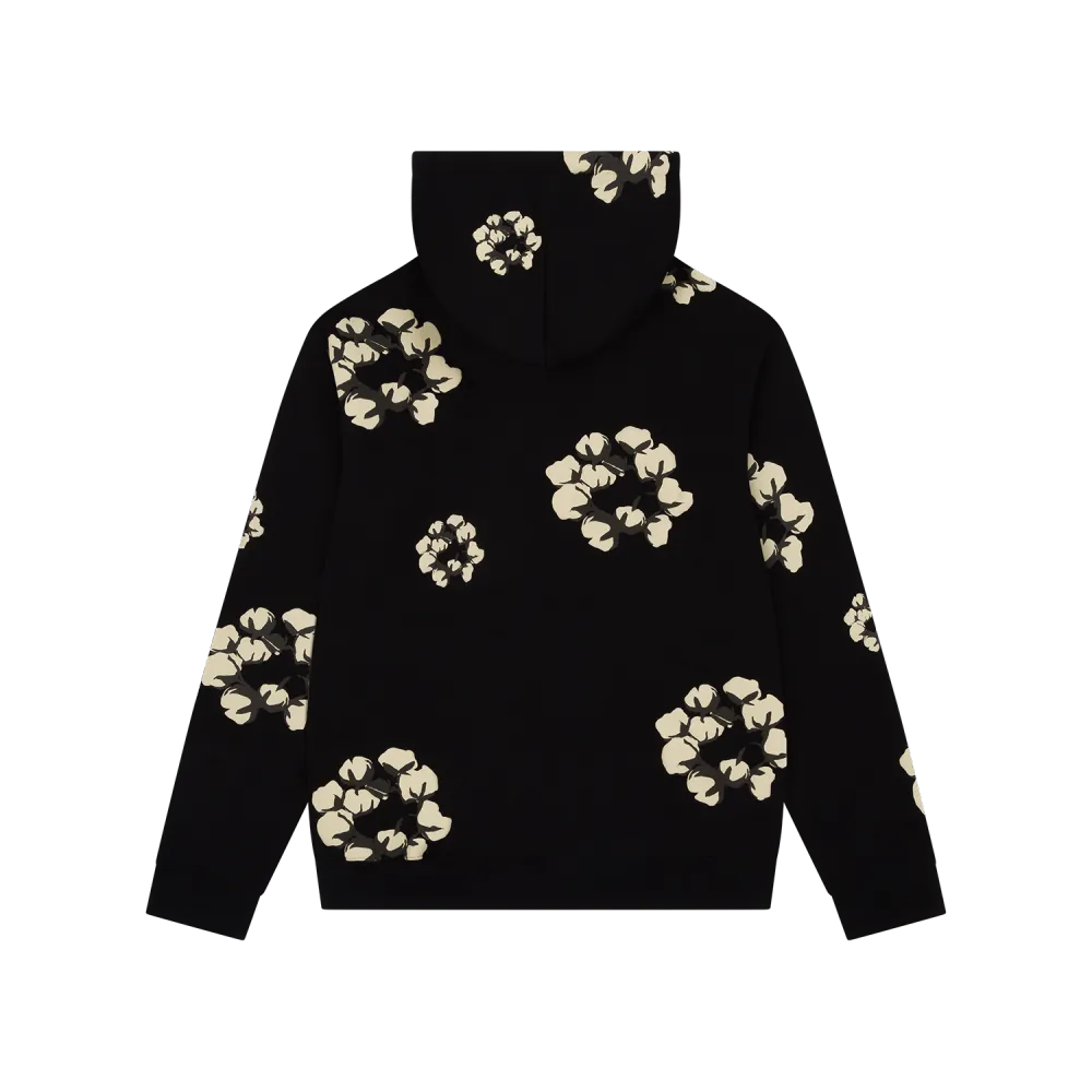 Denim Tears x CPFM Cactus Tears Wreath Hoodie Black YZ 241209