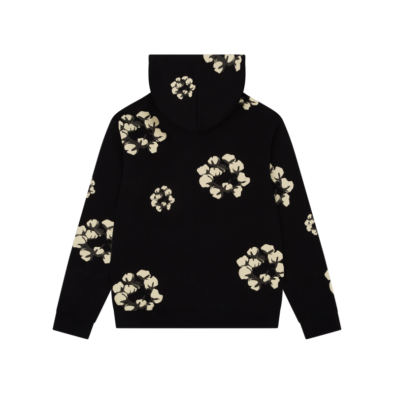Denim Tears x CPFM Cactus Tears Wreath Hoodie Black YZ 241209