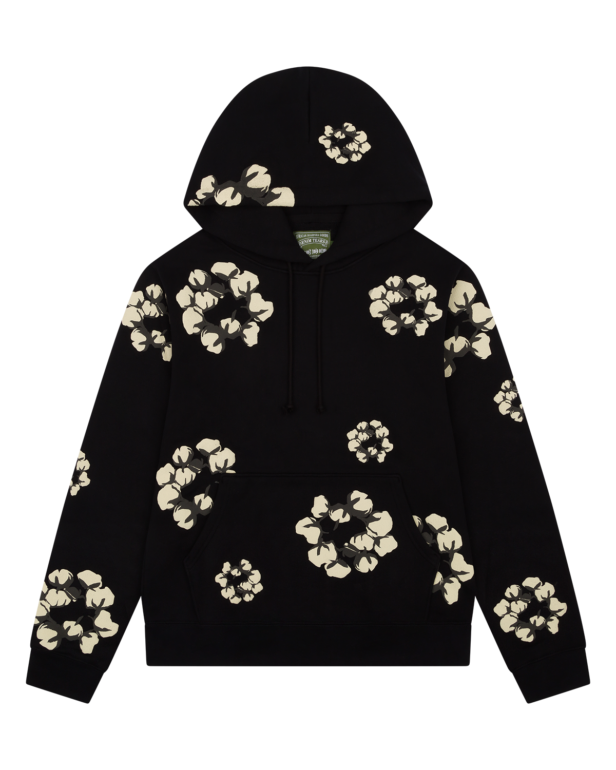 Denim Tears x CPFM Cactus Tears Wreath Hoodie Black YZ 241209