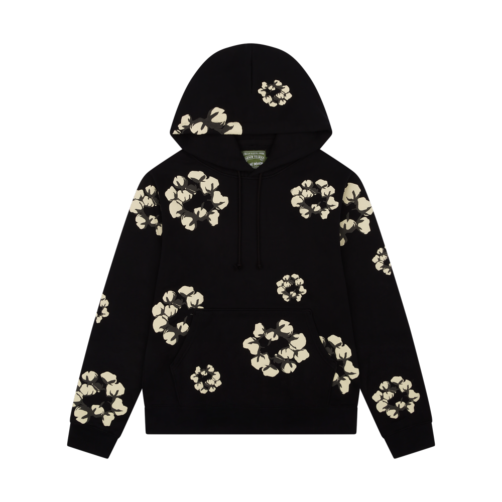 Denim Tears x CPFM Cactus Tears Wreath Hoodie Black YZ 241209