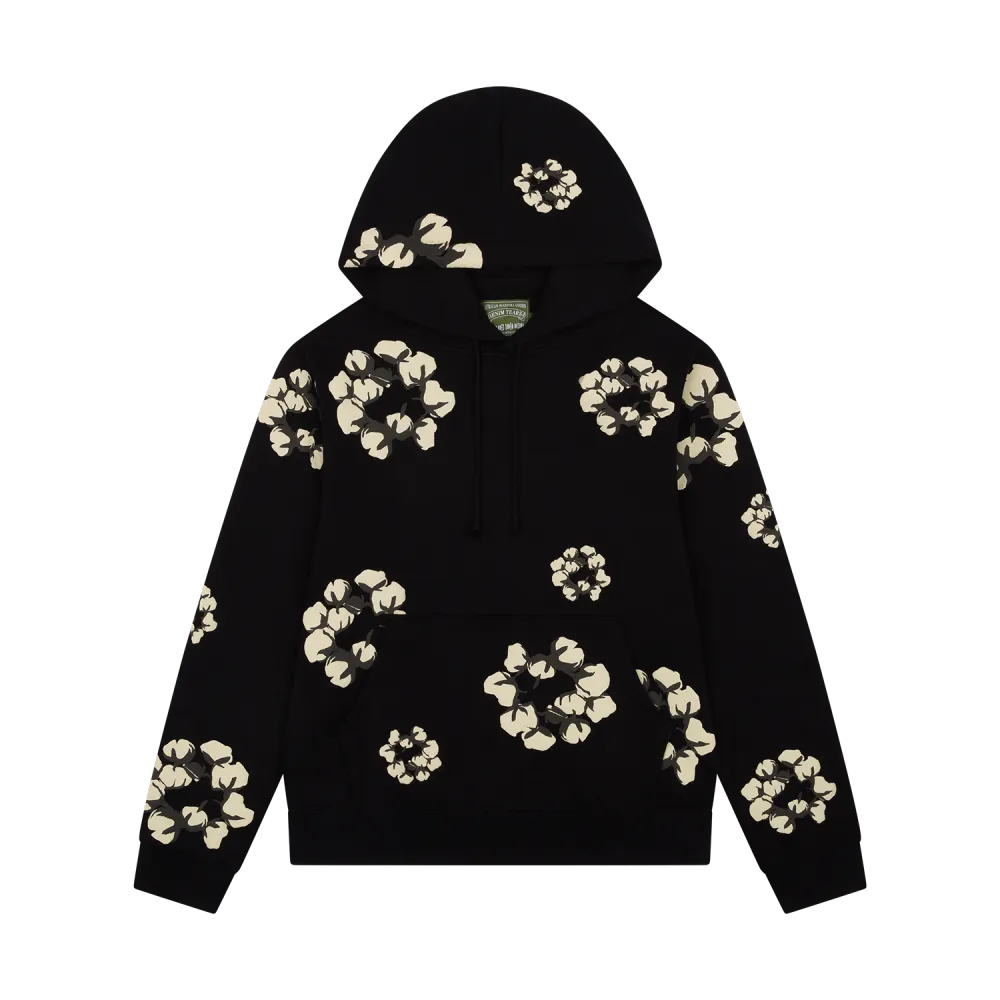 Denim Tears x CPFM Cactus Tears Wreath Hoodie Black YZ 241209