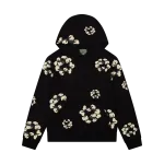 Denim Tears x CPFM Cactus Tears Wreath Hoodie Black YZ 241209