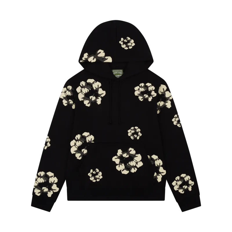 Denim Tears x CPFM Cactus Tears Wreath Hoodie Black YZ 241209