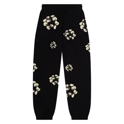 Denim Tears x CPFM Cactus Tears Wreath Sweatpant Black YZ 241209 01