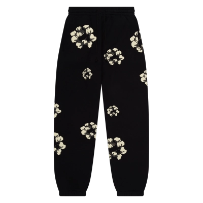 Denim Tears x CPFM Cactus Tears Wreath Sweatpant Black YZ 241209 01
