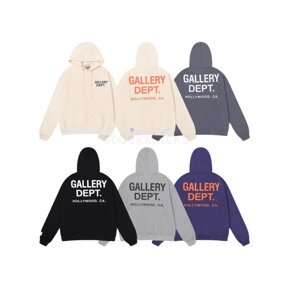 Gallery Dept Hoodies Off-white/ Dark Gray/ Black/ Gray/ Purple CK241209
