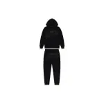 Trapstar Blakc Shooters Hoodie Sweatpant Tracksuit Black Red CK 241206