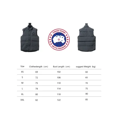 CANADA GOOSE Black Label Garson Quilted Shell Down Gilet Vest Grey CK 2402023014 02