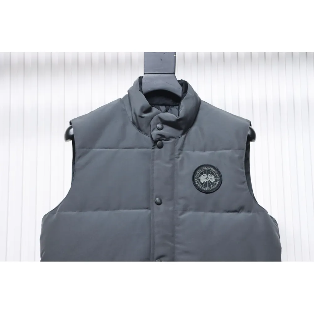 CANADA GOOSE Black Label Garson Quilted Shell Down Gilet Vest Grey CK 2402023014