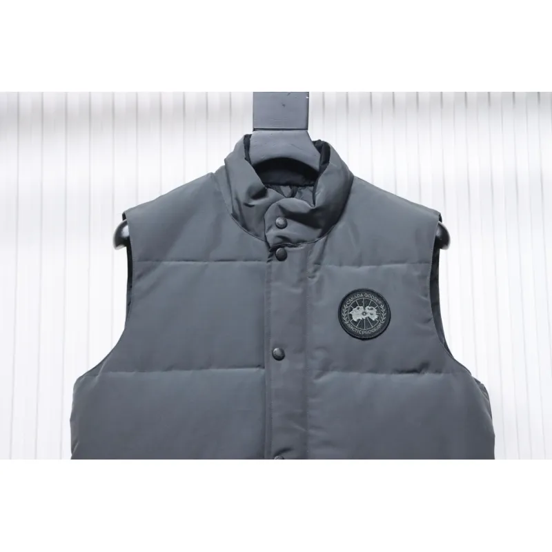CANADA GOOSE Black Label Garson Quilted Shell Down Gilet Vest Grey CK 2402023014