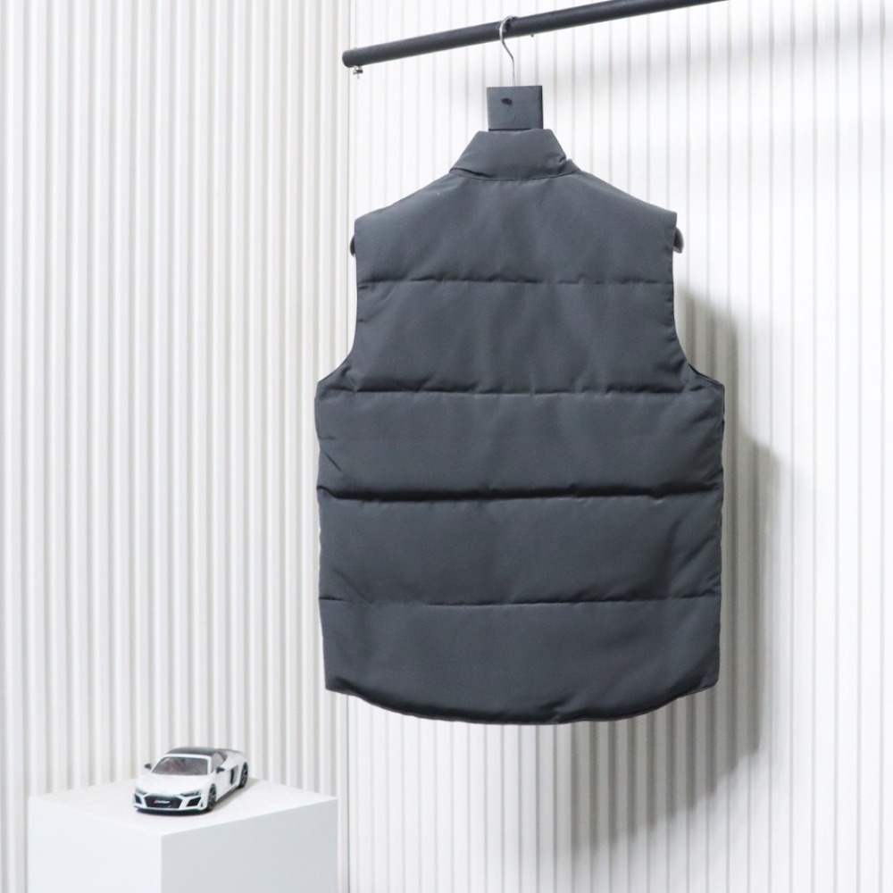 CANADA GOOSE Black Label Garson Quilted Shell Down Gilet Vest Grey CK 2402023014
