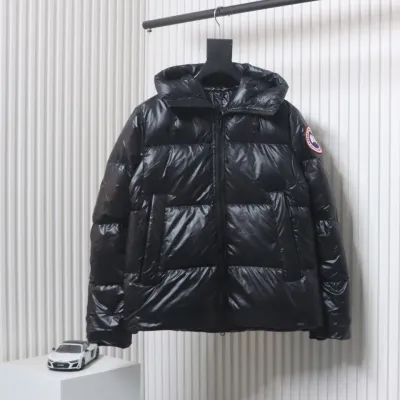 CANADA GOOSE Crofton Quilted Recycled-Nylon Ripstop Down Jacket Black 01
