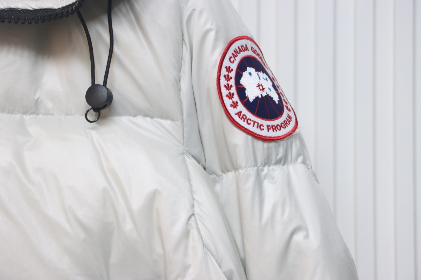 CANADA GOOSE Crofton Quilted Recycled-Nylon Ripstop Down Jacket White