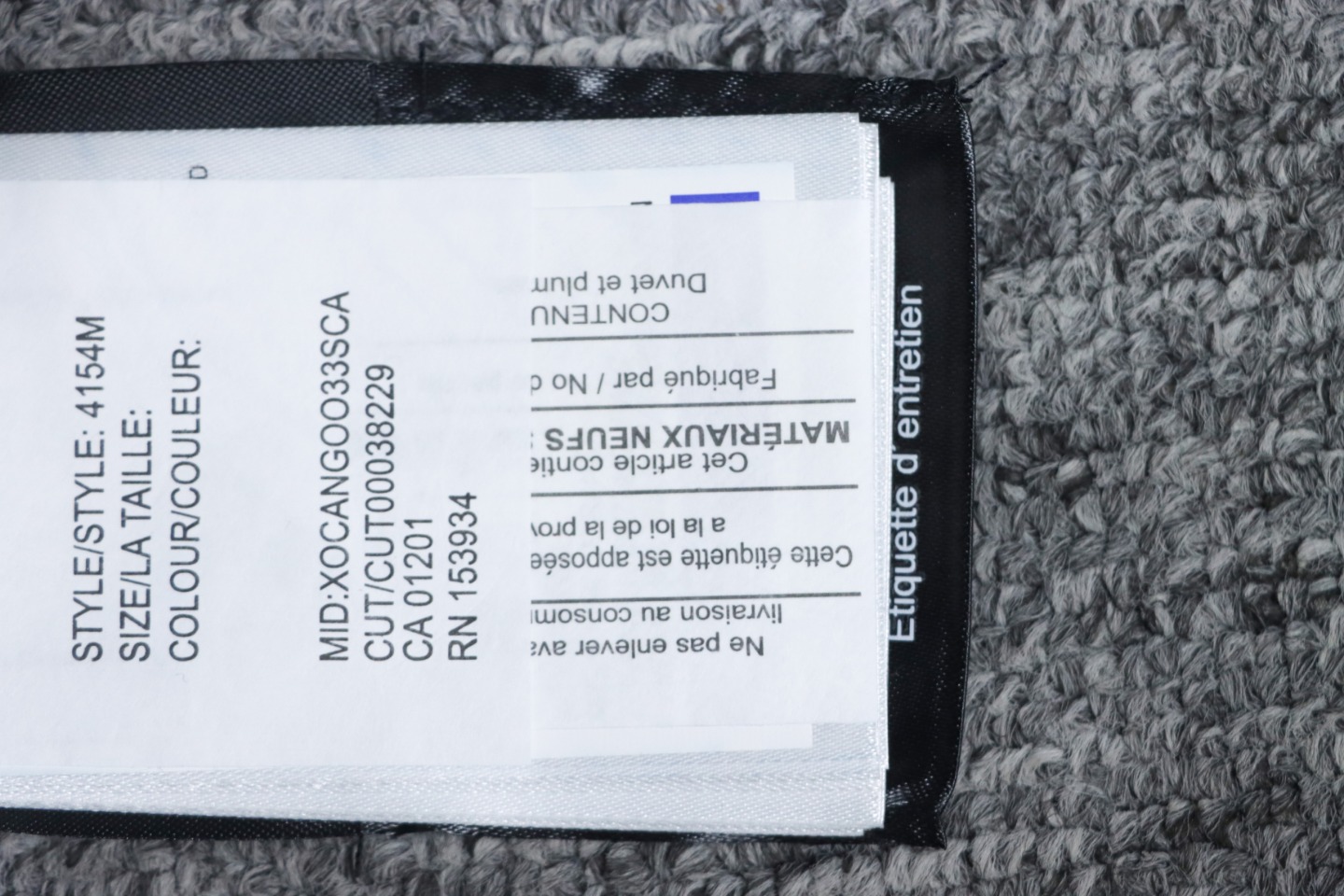 CANADA GOOSE Down Vest Grey CK 2402023014