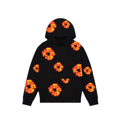 Denim Tears x Offset Wreath Hoodie Black YZ 241212 01