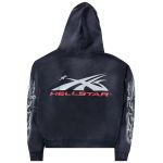 Hellstar Airbrushed Skull Hoodie Black CK24121904