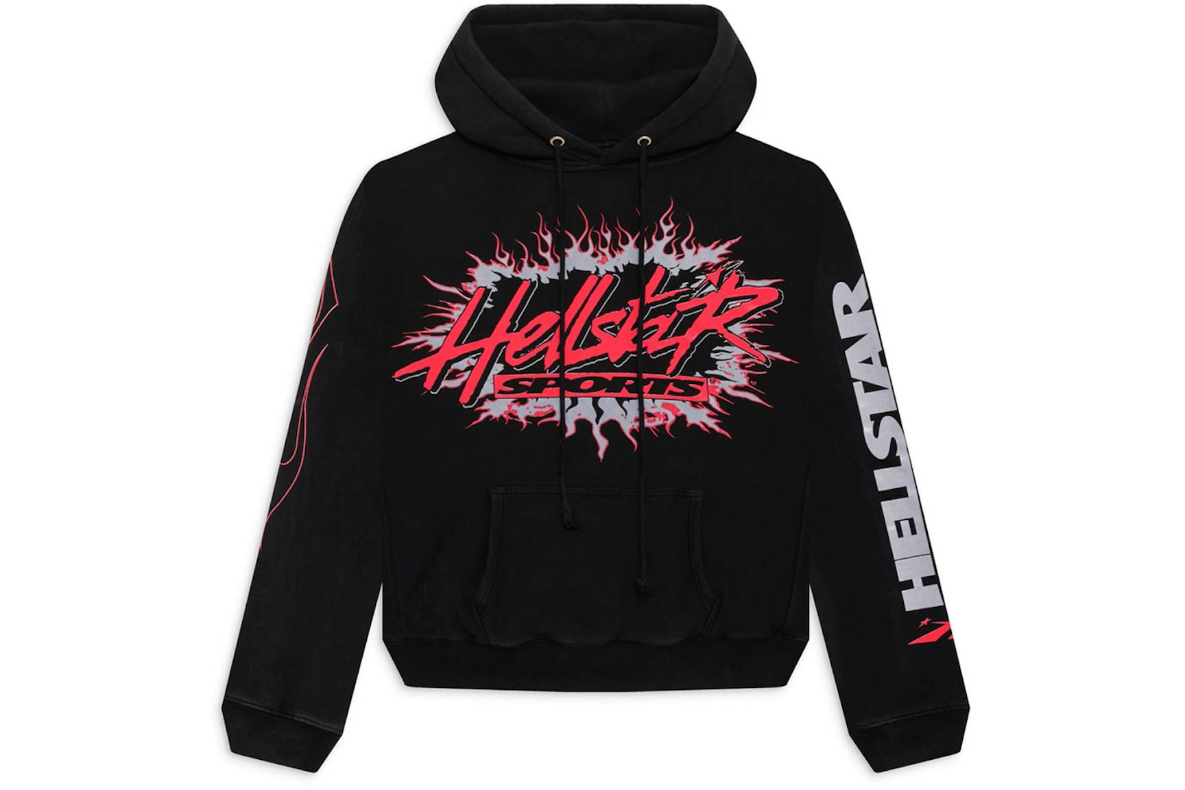 Hellstar Future Flame Hoodie Black CK24121902