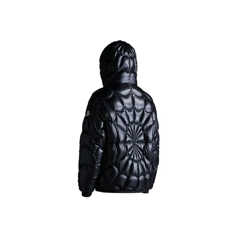 Moncler Black Violier Spider Web Quilted Down Jacket CK241218