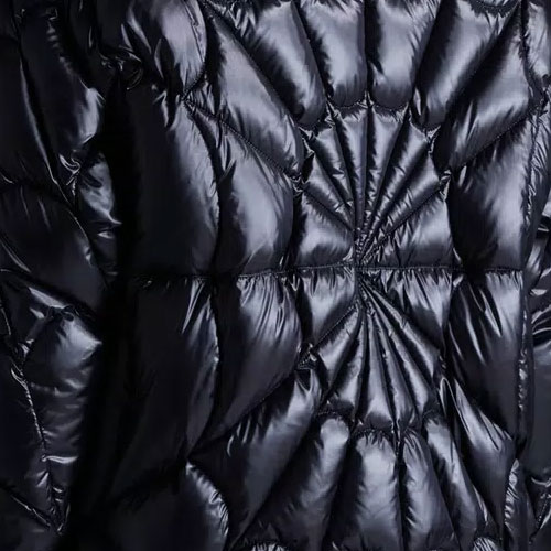 Moncler Black Violier Spider Web Quilted Down Jacket CK241218