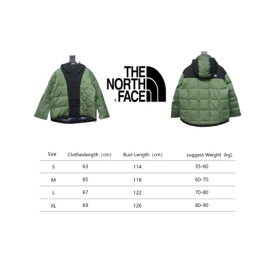 The North Face Nuptse 700 Puffer Down Jacket Green and Black CK 5102024040 02
