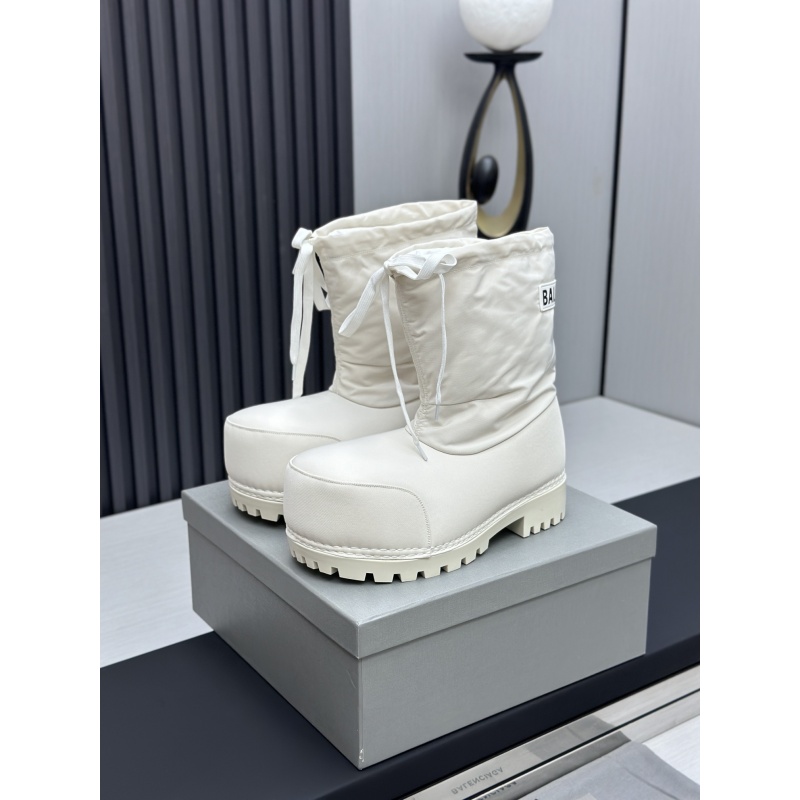 Balenciaga Alaska Low Boot In White Nylon PB 241220